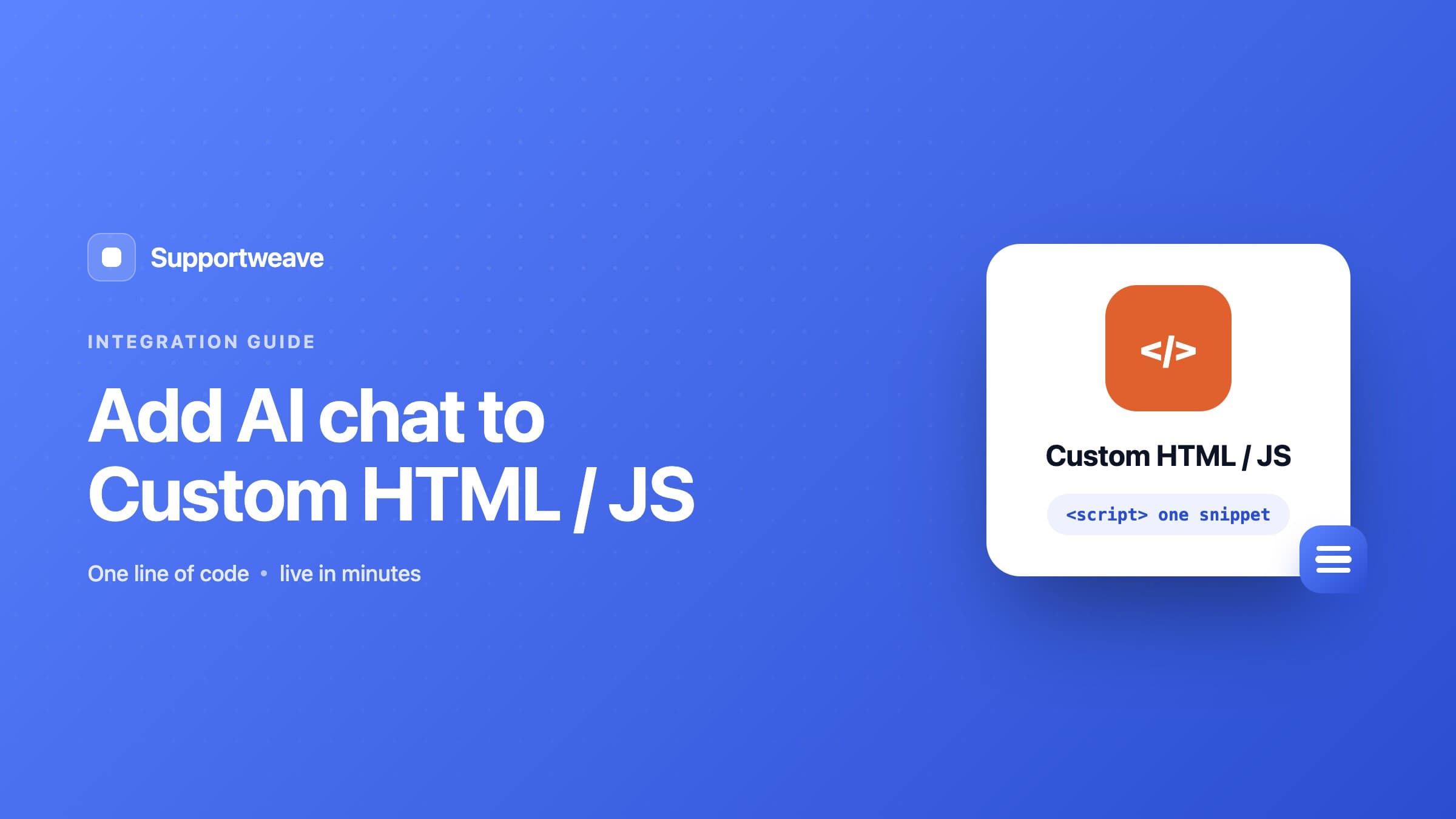How to add an AI chatbot to any website (HTML, React, and more)