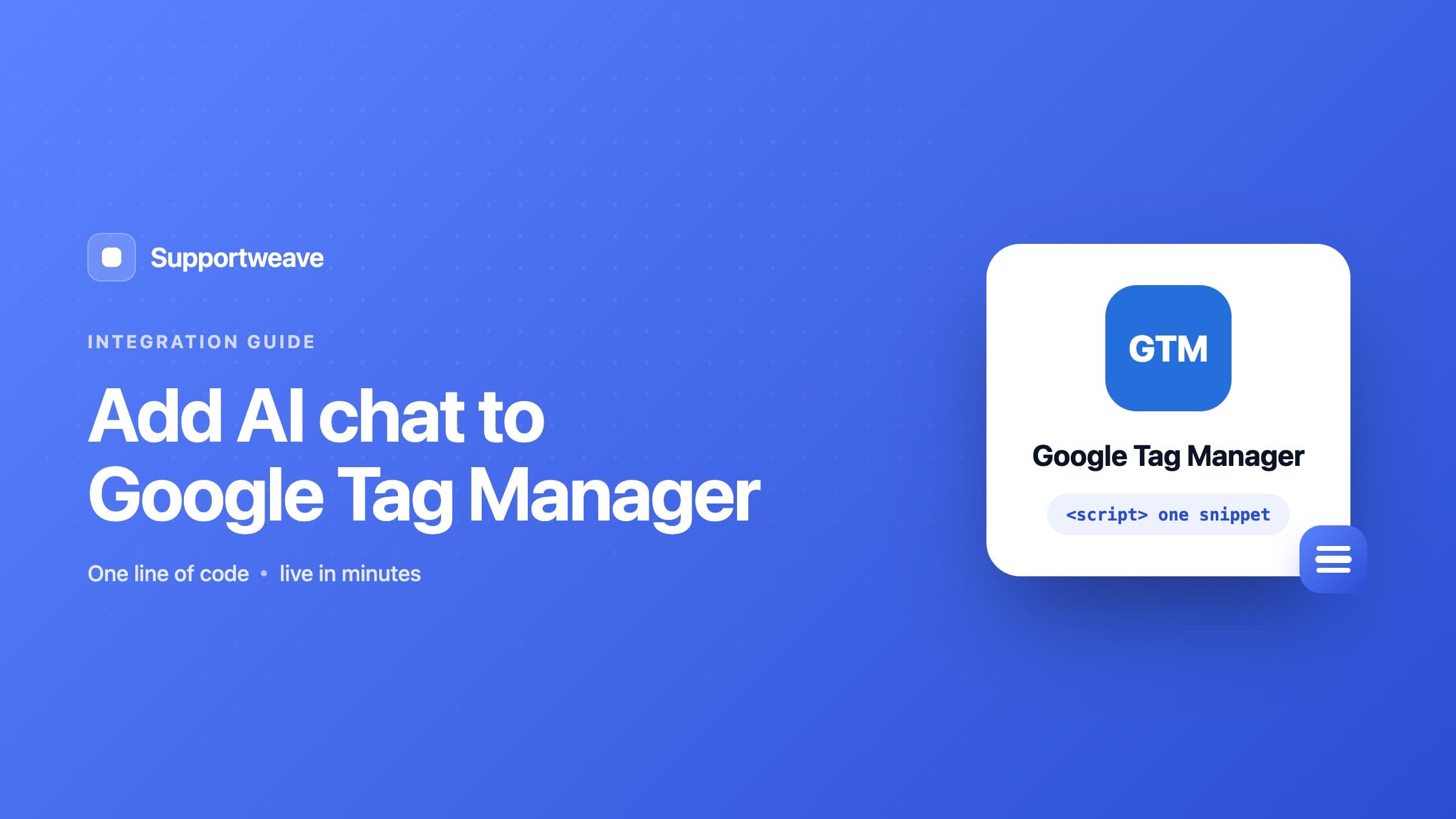 How to add an AI chatbot with Google Tag Manager