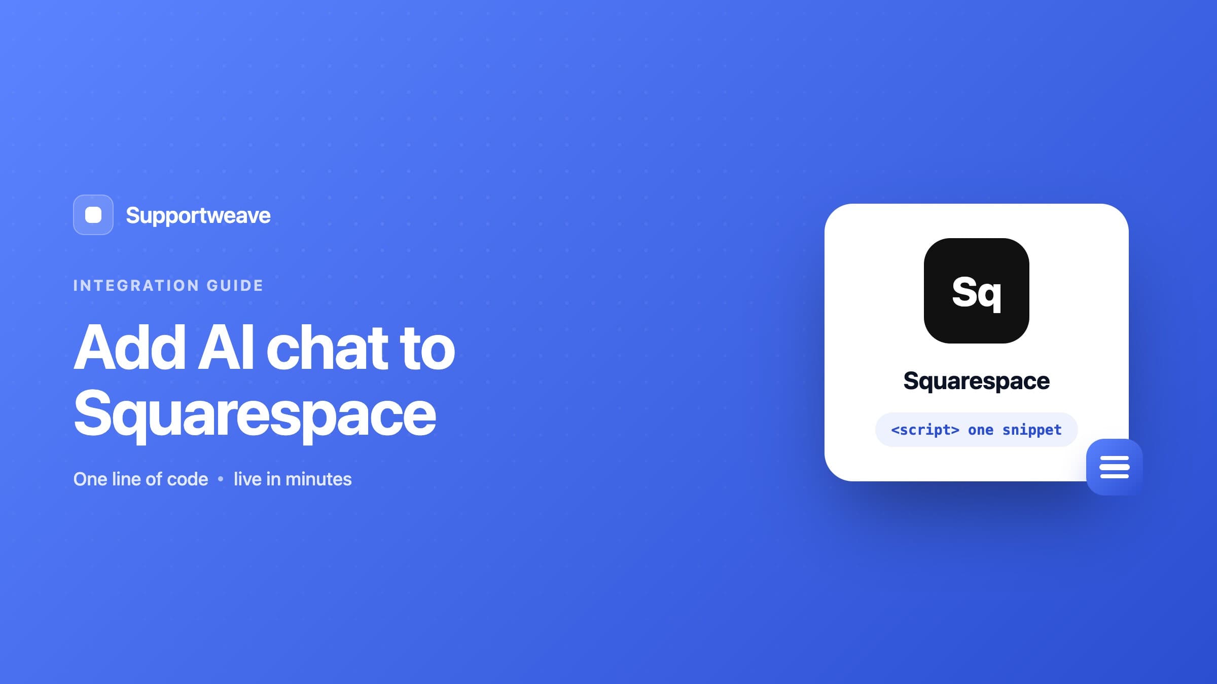 How to add an AI chatbot to Squarespace