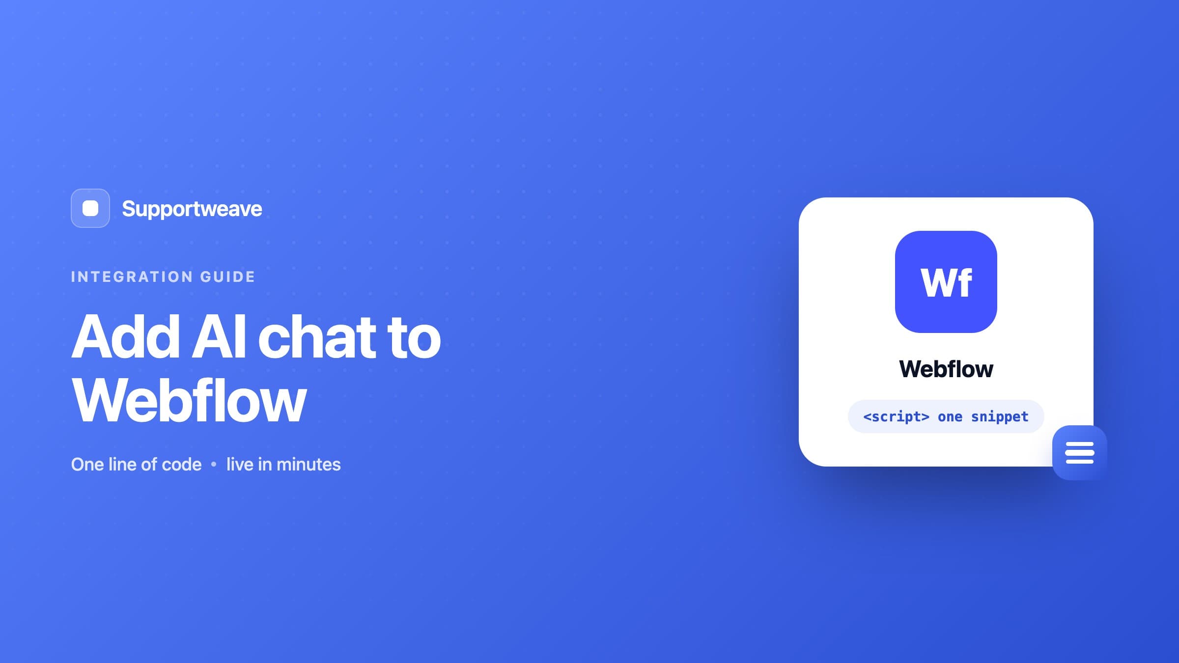 How to add an AI chatbot to Webflow